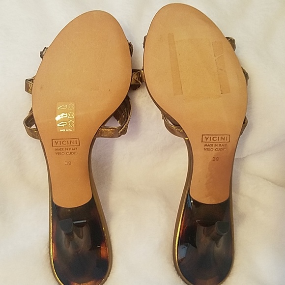 Giuseppe Zanotti Gold Mule Shoe - Picture 3 of 8